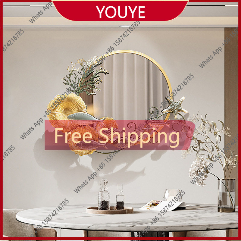 Rattan Mirror Round - Espelho Decorativo Premium Gh para Quarto,