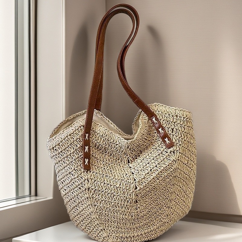 Interior Design Bali - Bolsa de Ombro Feminina de Grande