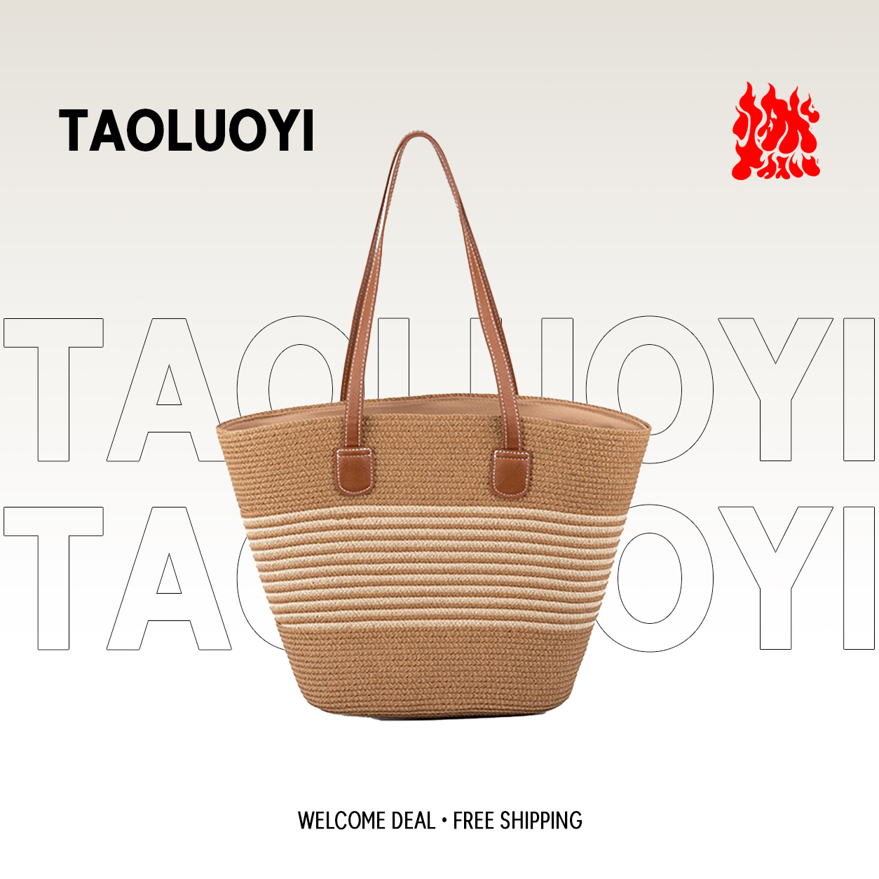 Interior Design Bali - Bolsa de Ombro Feminina de Grande