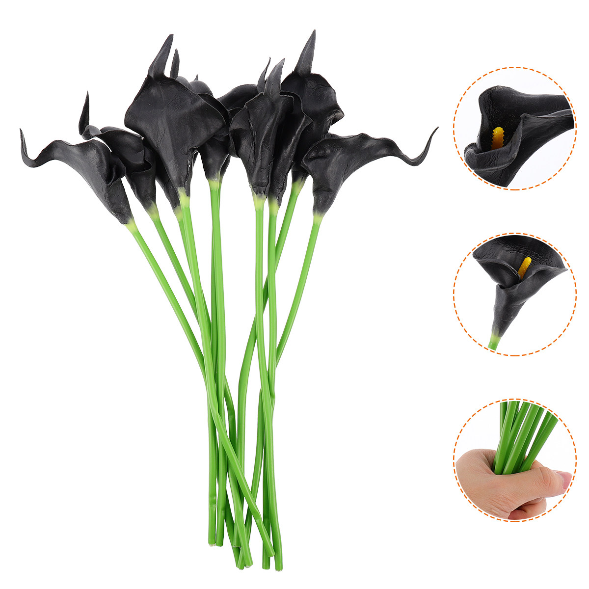 Interior Design Layout - 10 Peças de Flores Artificiais de