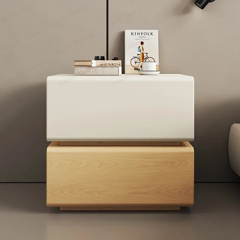 Interior Design Vintage Modern - Mesa de Cabeceira Minimalista de Luxo