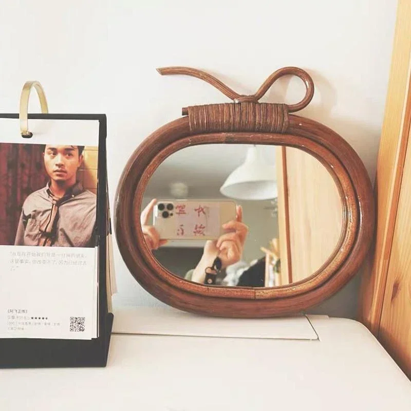 Espelho Redondo de Rattan Natu - Rattan Mirror Round avaliação e preço