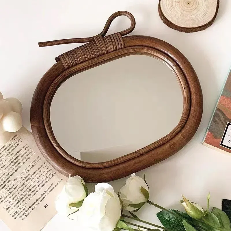 Espelho Redondo de Rattan Natu - Rattan Mirror Round avaliação e preço