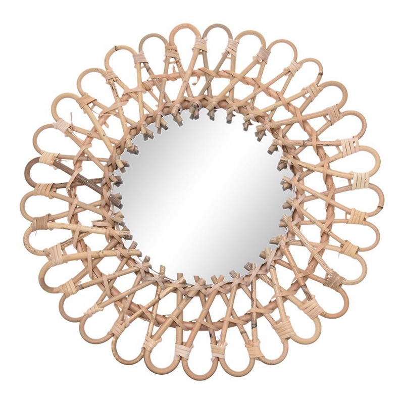 Espelho de Parede Redondo Nórd - Rattan Mirror Round avaliação e preço