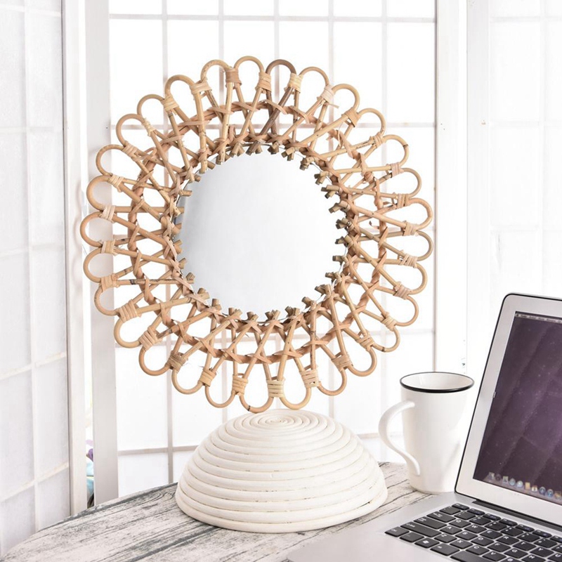 Espelho de Parede Redondo Nórd - Rattan Mirror Round avaliação e preço