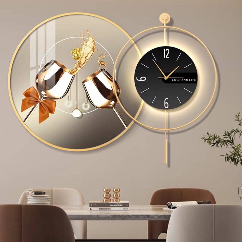 Relógio de Parede Artístico LE - Interior Design Vintage Modern avaliação e preço