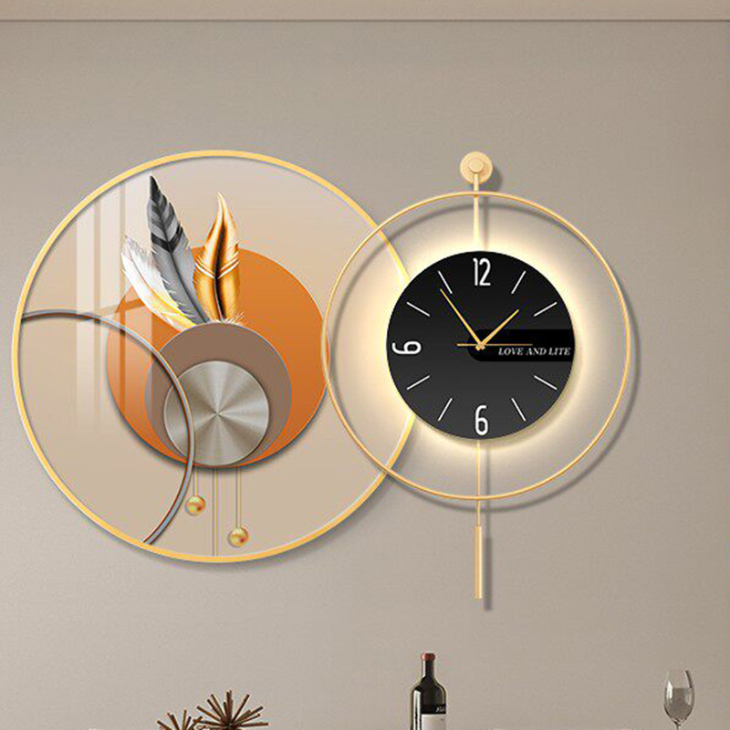 Relógio de Parede Artístico LE - Interior Design Vintage Modern avaliação e preço