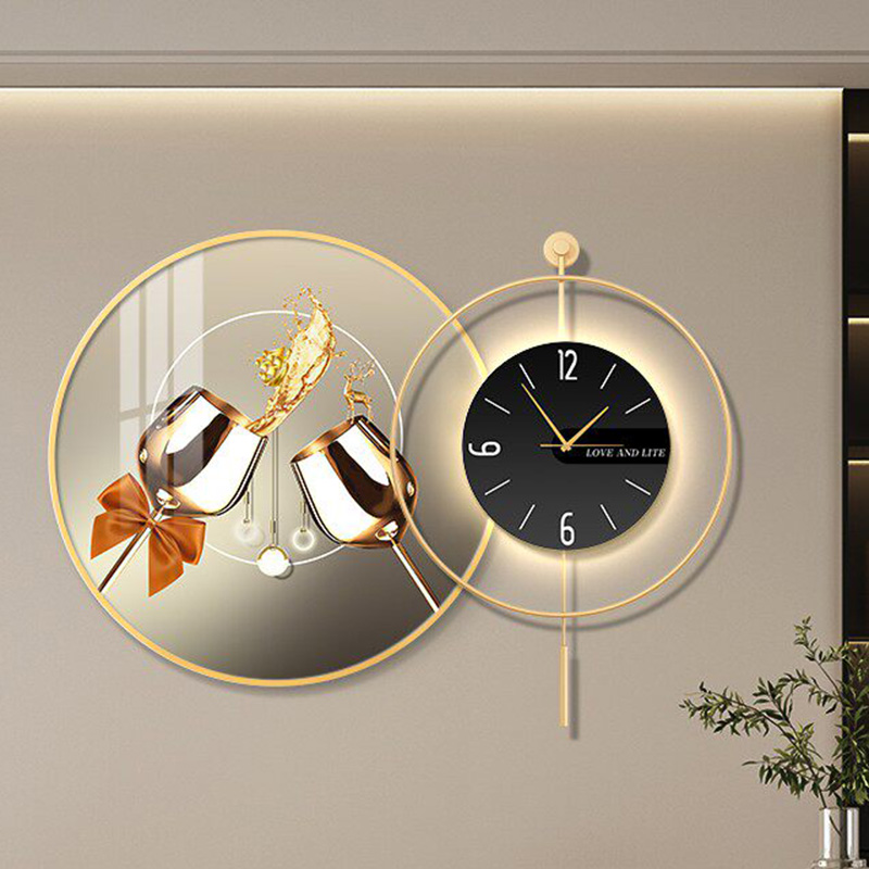 Relógio de Parede Artístico LE - Interior Design Vintage Modern avaliação e preço