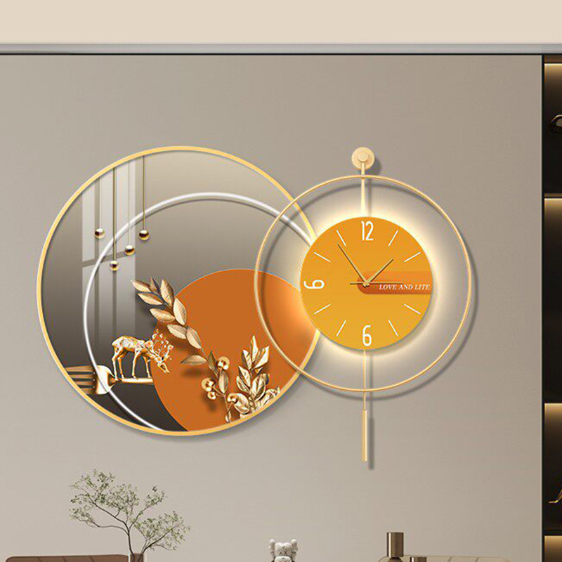 Relógio de Parede Artístico LE - Interior Design Vintage Modern avaliação e preço