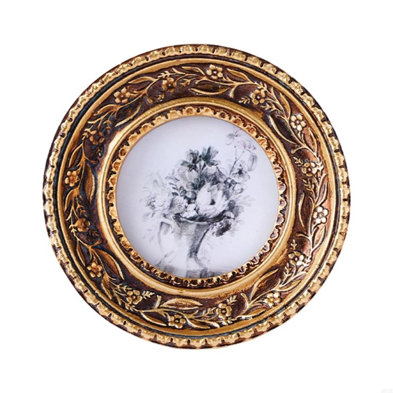 Moldura redonda dourada bronze - Rattan Mirror Round avaliação e preço