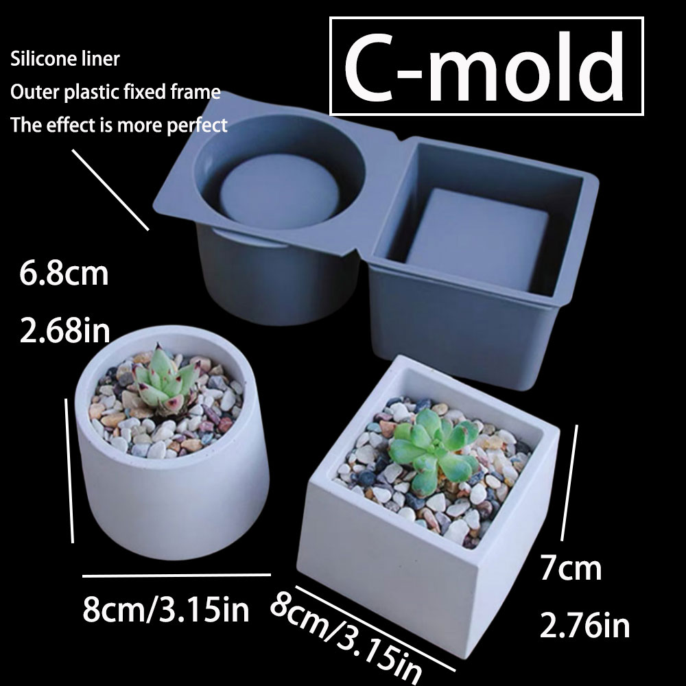 Vaso de cimento, molde de conc - Terrazzo Pot Cement avaliação e preço