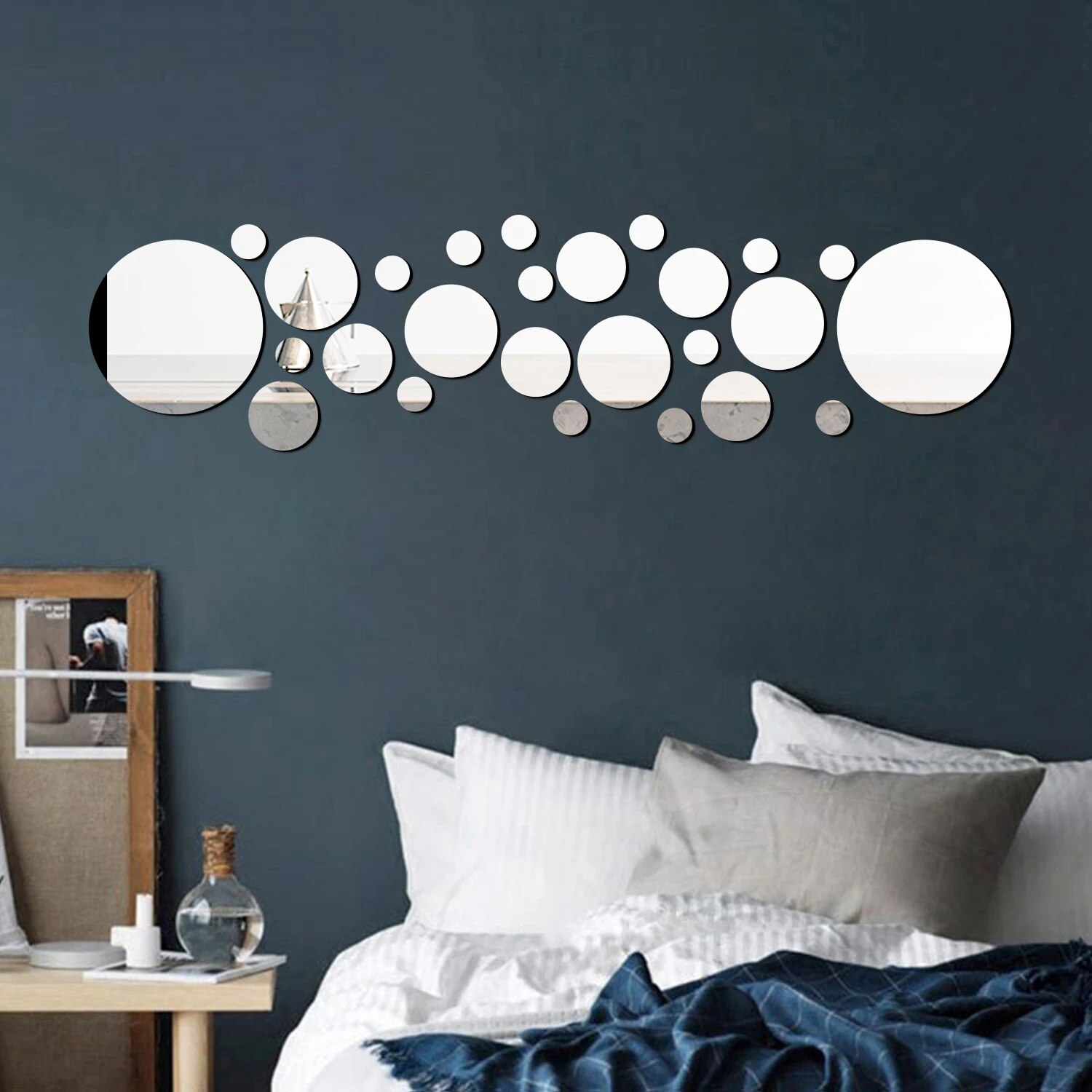 26 peças adesivo de parede de  - Rattan Mirror Round avaliação e preço