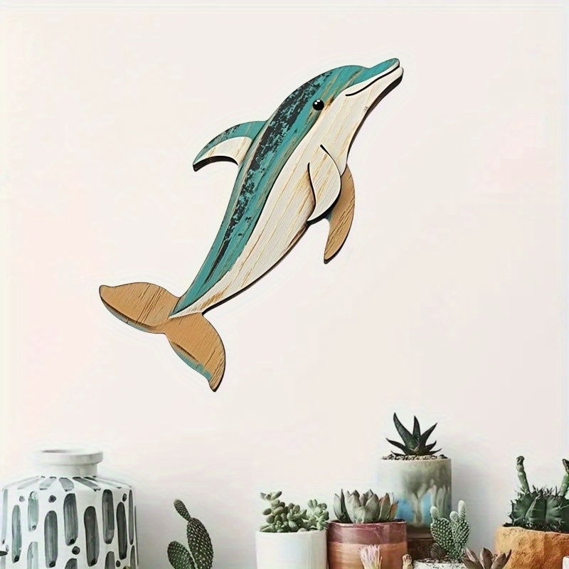 1 pçs de madeira retro baleia  - Interior Design Bali avaliação e preço