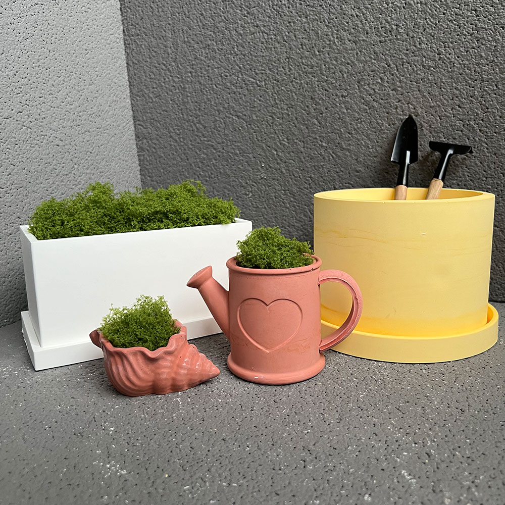 Grande vaso de flores moldes d - Terrazzo Pot Cement avaliação e preço