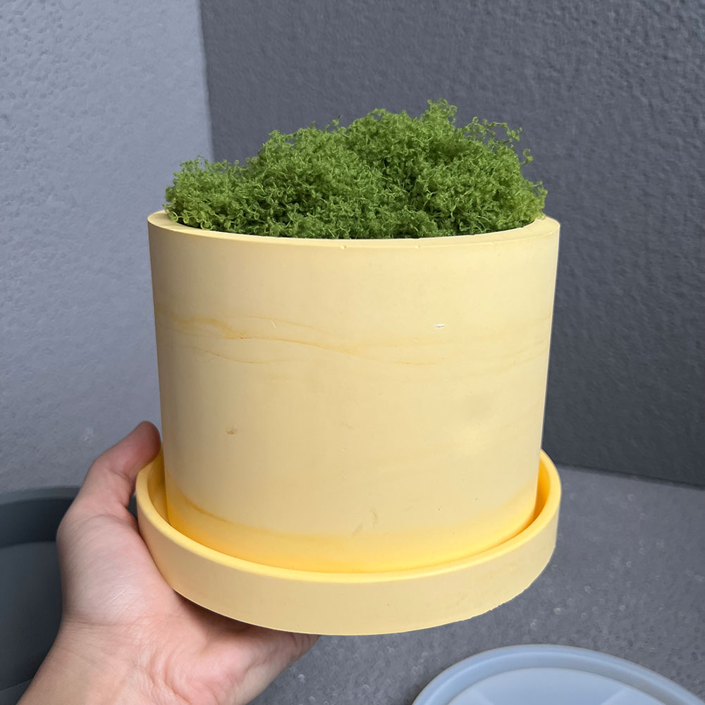 Grande vaso de flores moldes d - Terrazzo Pot Cement avaliação e preço